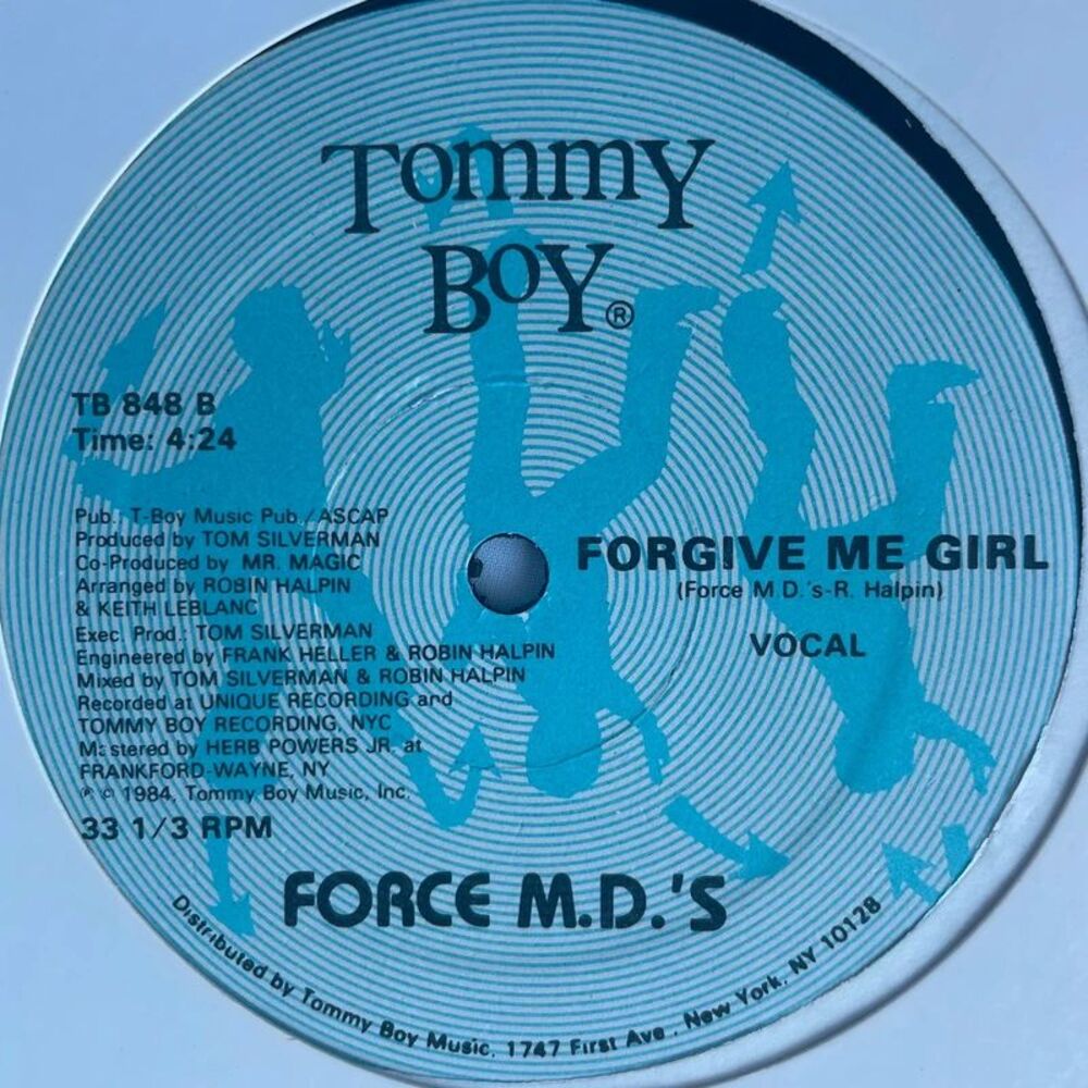 Force M.D.s 1984 12” Vinyl Single Tommy Boy Records